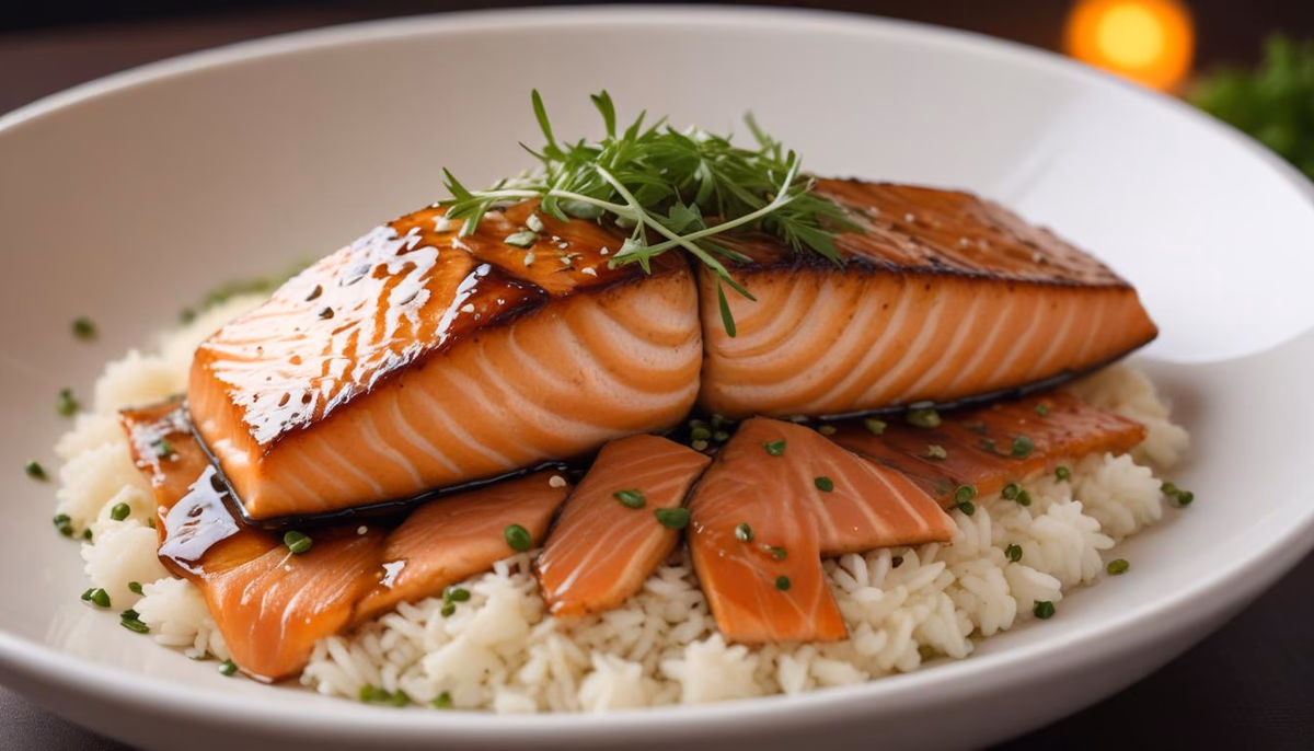 Baked Japanese Teriyaki Salmon (Mediterranean) - delicious and easy to make