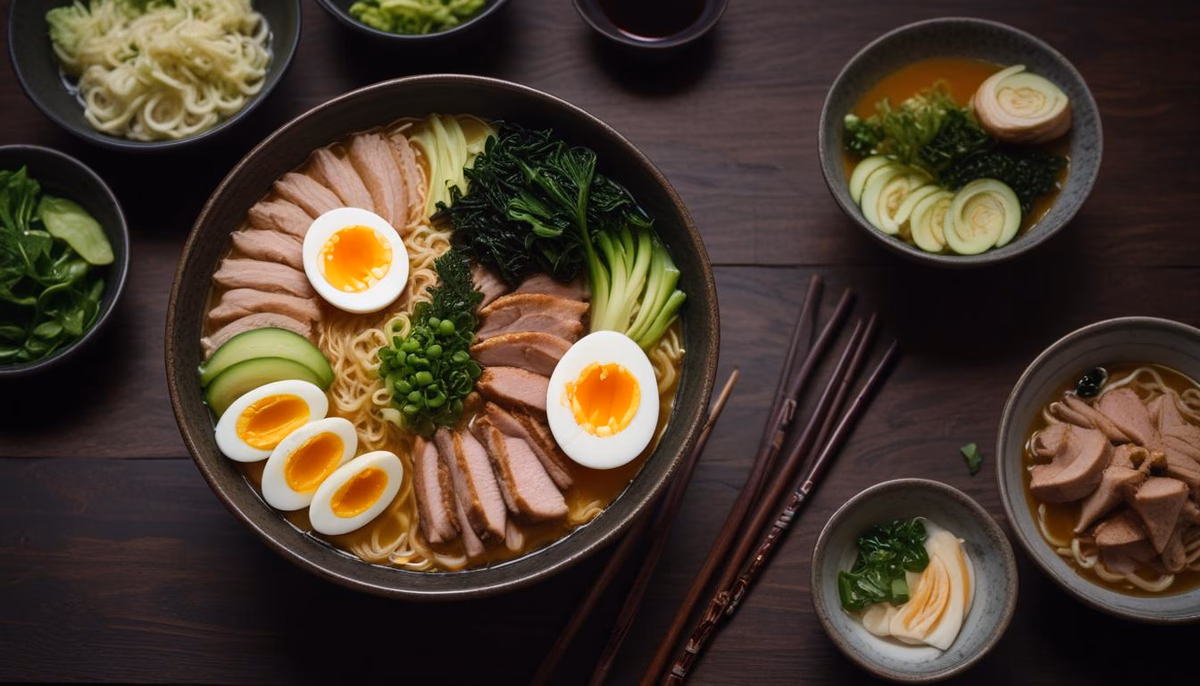 Classic Japanese Miso Ramen with Soft-Boiled Eggs and Pork - delicious and easy to make