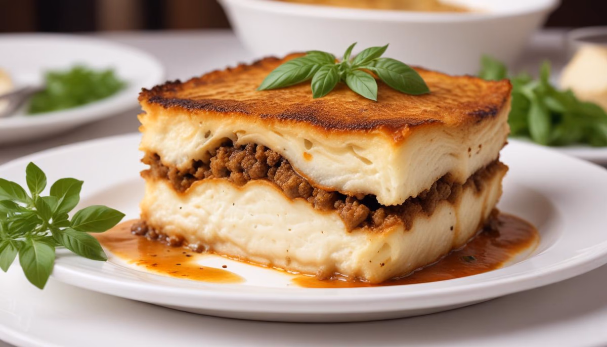 Greek Moussaka (Mediterranean) - delicious and easy to make