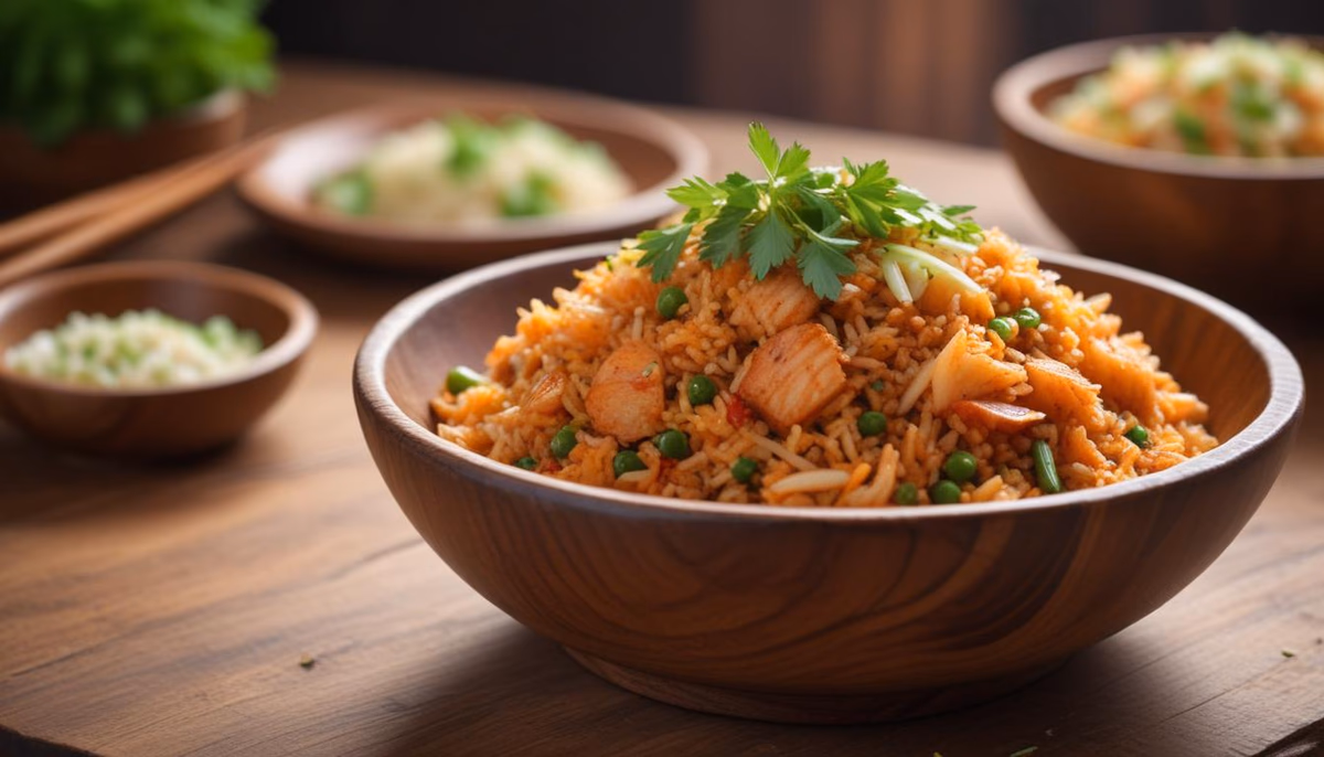 Korean Kimchi Fried Rice - delicious and easy to make